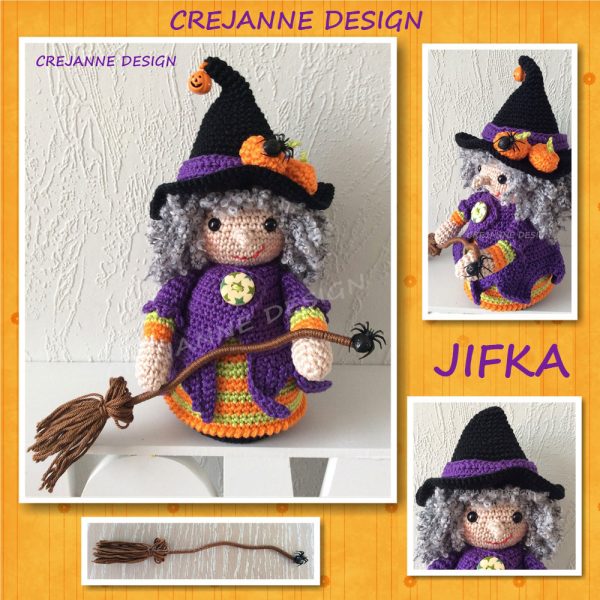 Aanbieding: Herfst Paddenstoel Joska & Heks Jifka - Afbeelding 3